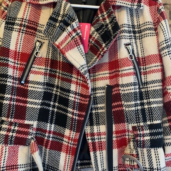 Plaid Fall Blazer Jacket - Picture 2 of 5